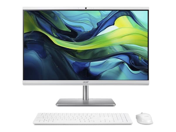 Acer Aspire C27-195ES All-in-One PC 68,6cm (27") Full-HD IPS Display, Intel Core Ultra 7 155U, 32 GB DDR5 RAM, 1000 GB M.2 SSD, Windows 11 Home (DQ.B Valkoinen