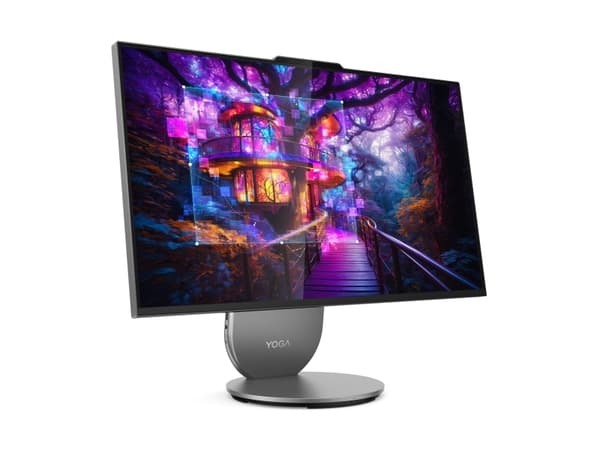 Lenovo Yoga AIO 27IAH10, 68,6 cm (27"), Quad HD, 32 GB, 1 TB, Windows 11 Pro, Grå