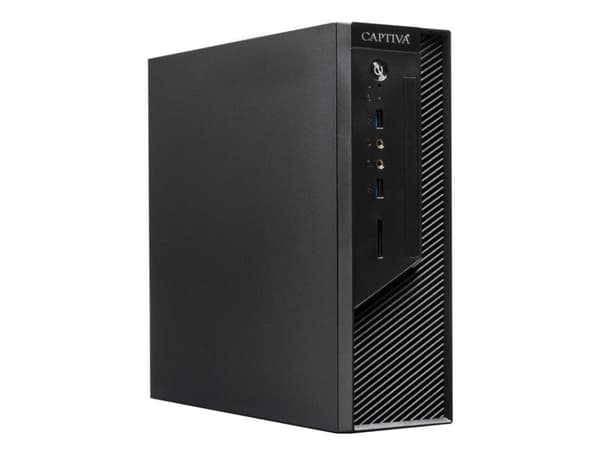 CAPTIVA Workstation I73-138, 1.8 GHz, Intel® Core™ i5, 32 GB, 1 TB, Windows 11 Pro, 64-bit musta