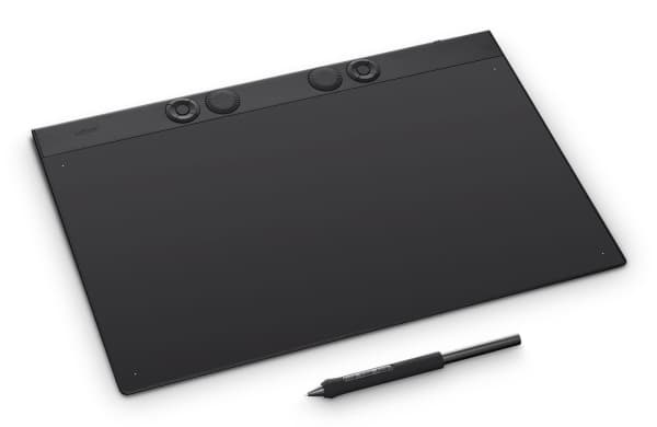 Wacom Intuos Pro Large, Kabel & trådløs, 349 x 195 mm, USB/Bluetooth, 1 cm, Kuglepen, 60°