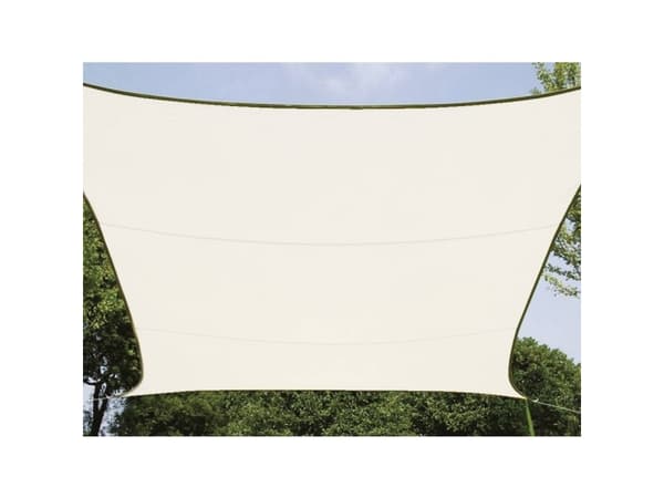 Perel GSS4430CR, Rektangulær, Krem, Polyester, 160 g/m², D-ring, Maskin Vask