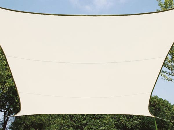 Perel GSS4430CR, Rektangulær, Krem, Polyester, 160 g/m², D-ring, Maskin Vask