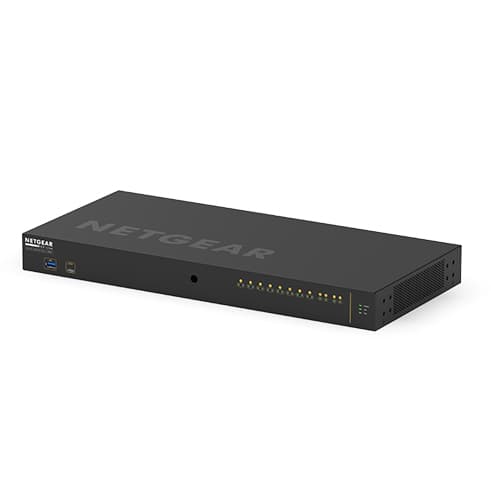 NETGEAR M4250-10G2F hanterad L2/L3 Gigabit Ethernet (10/100/1000) Strömförsörjning via Ethernet (PoE) stöd 1U Svart