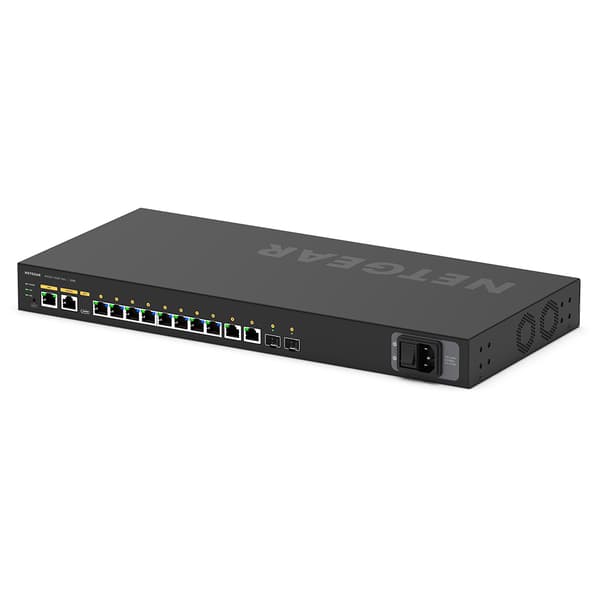 NETGEAR M4250-10G2F hanterad L2/L3 Gigabit Ethernet (10/100/1000) Strömförsörjning via Ethernet (PoE) stöd 1U Svart