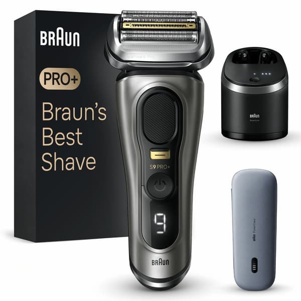 Braun Series 9 Pro+ 9575cc Wet & Dry Folierakapparat Trimmer Metallisk