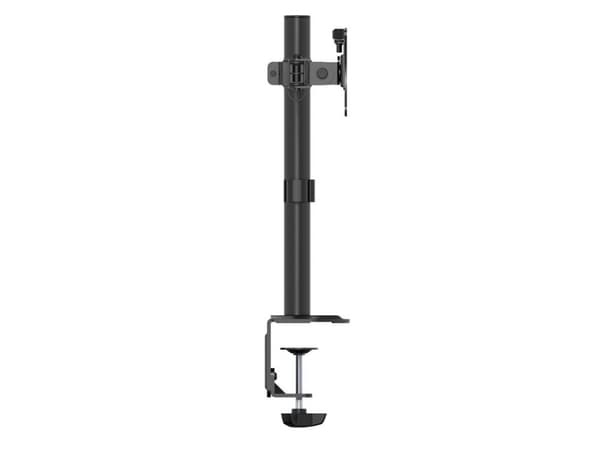 eSTUFF - Monteringssett (skrivebordsklemmemontering, kausemontering, 2 quick release VESA plates) - for 2 LCD-skjermer - office - stål, plastikk - sv