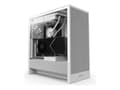 Miniatyrbild 1 av 2: NZXT H series H5 Flow - Mid tower - utökad ATX - genomskinlig sidopanel (härdat glas) - ingen strömförsörjning - vit - USB/ljud