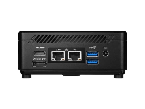MSI Cubi 5 12M-406BEU, 0.66L sized PC, Mini-PC, Ethernet/bredbåndsforbindelse, Wi-Fi 6E (802.11ax), 65 W