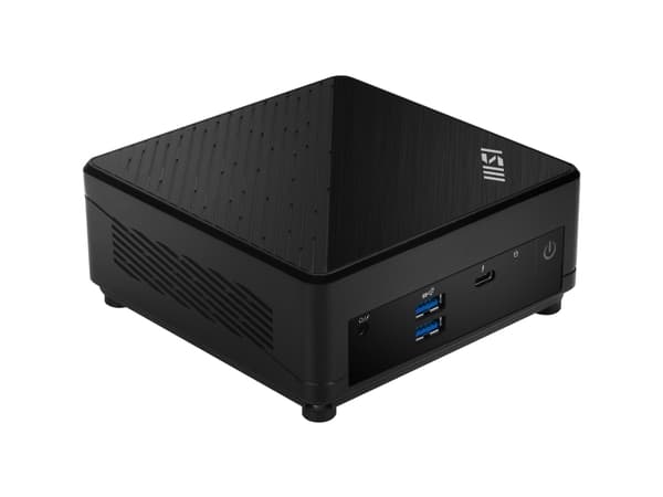 MSI Cubi 5 12M-406BEU, 0.66L sized PC, Mini-PC, Ethernet/bredbåndsforbindelse, Wi-Fi 6E (802.11ax), 65 W