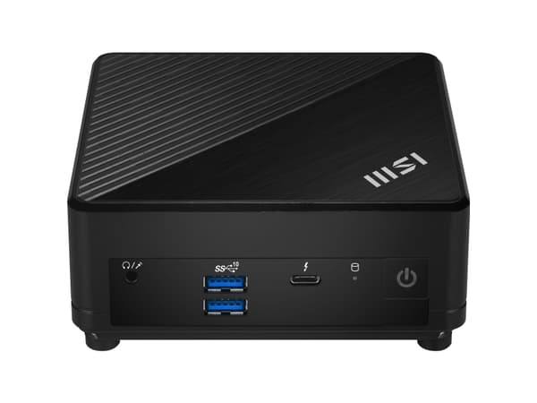 MSI Cubi 5 12M-406BEU, 0.66L sized PC, Mini-PC, Ethernet/bredbåndsforbindelse, Wi-Fi 6E (802.11ax), 65 W
