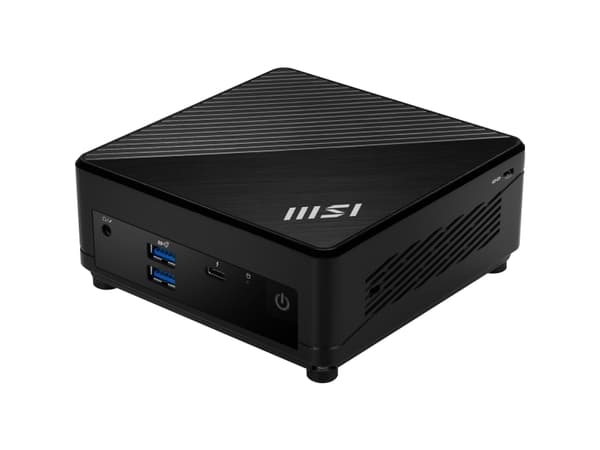 MSI Cubi 5 12M-406BEU, 0.66L sized PC, Mini-PC, Ethernet/bredbåndsforbindelse, Wi-Fi 6E (802.11ax), 65 W Sort