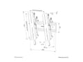Miniatyrbilde 4 av 5: Neomounts WL35S-850BL12 - Monteringssett (veggmontering) - tippbar - for TV - svart - skjermstørrelse: 24"-65"