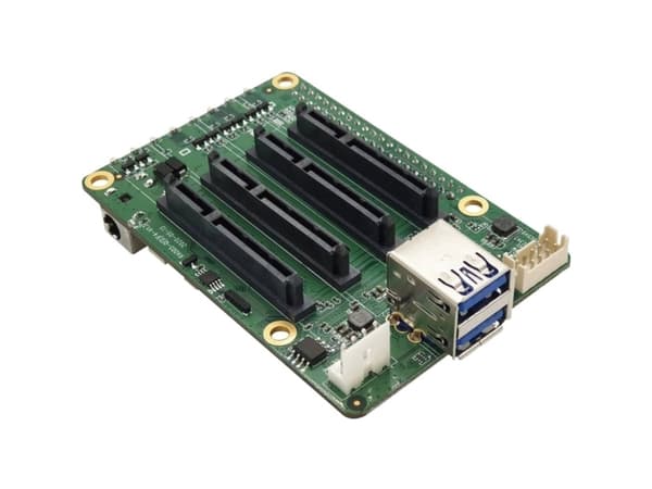 Vadelma y4 SATA HAT Quad NAS-levy verkkotallennukseen
