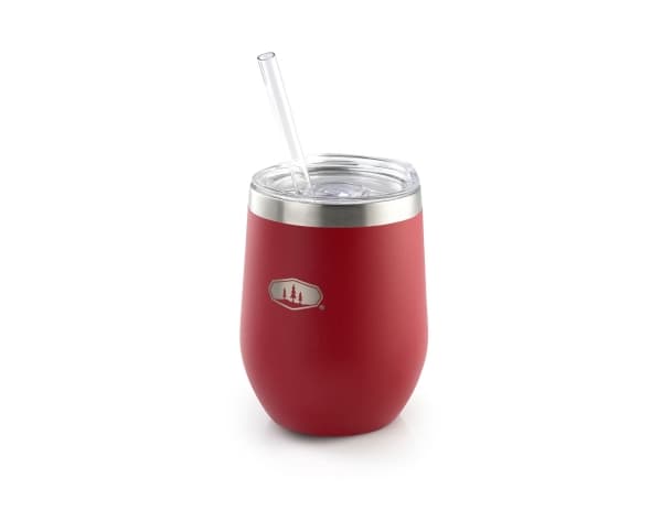 GSI Outdoors 63351, Short glass, 0,354 l, Rustfritt stål, Silikon, Rød, Rustfritt stål, 1 stykker, 8,89 cm