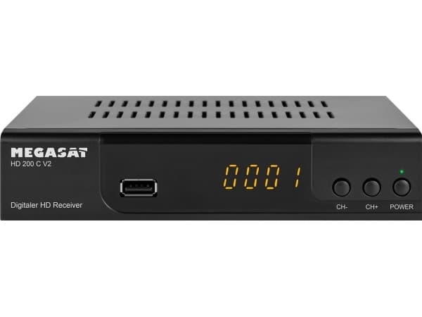Megasat HD 200C V2, Kabel, Full HD, DVB-C, 1920 x 1080 piksler, 1080p, 4:3, 16:9