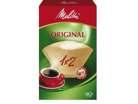 Melitta 17808.7, Kertakäyttöinen kahvisuodatin, Paperi, Ruskea, 80 kpl