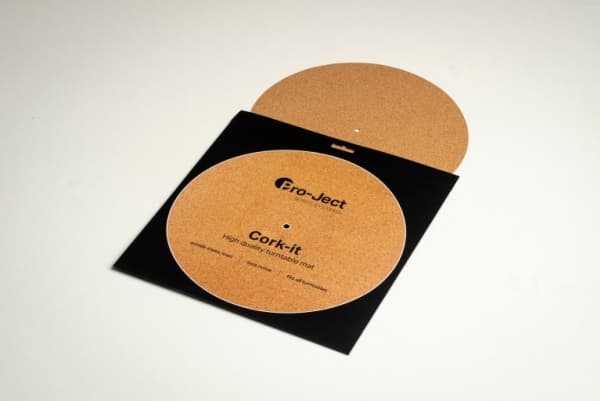 Pro-Ject CORK IT, Matta för vinylspelare, Brun, Kork, 1 styck, 1,5 mm, 300 mm