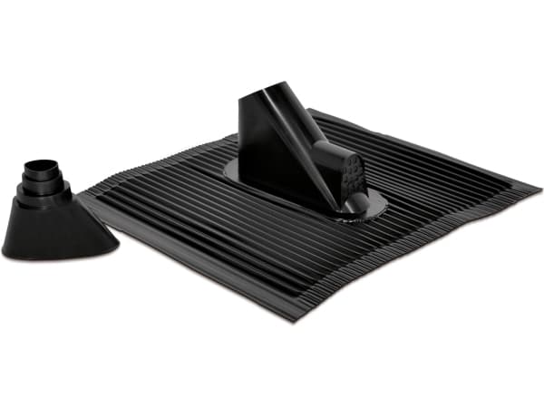 TechniSat 0000/1718, Takstein, Aluminium, Plast, Sort, firkant, 600 g, 240 mm