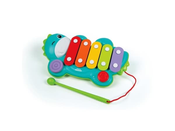 Clementoni Xylo Dino, Lelumusiikki-instrumentti, Ksylofoni, 1,5 vuosi/vuosia, 413 g, Monivärinen