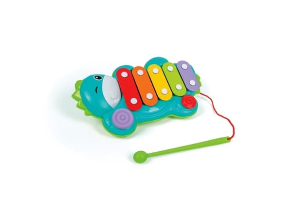 Clementoni Xylo Dino, Lelumusiikki-instrumentti, Ksylofoni, 1,5 vuosi/vuosia, 413 g, Monivärinen