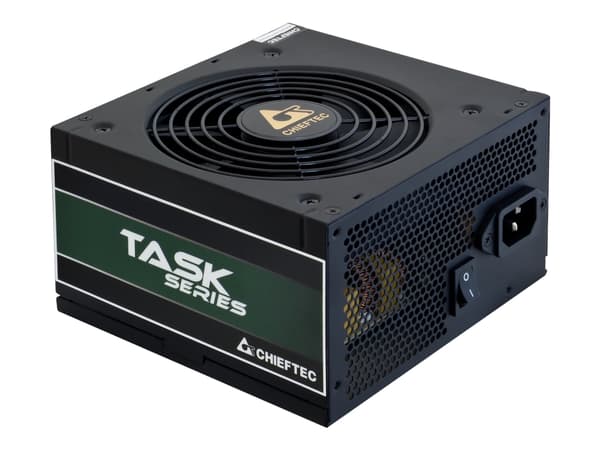 Chieftec TASK Series TPS-700S - Strømforsyning (intern) - ATX12V 2.3/ EPS12V/ PS/2 - 80 PLUS Bronze - AC 100-240 V - 700 watt - aktiv PFC Sort