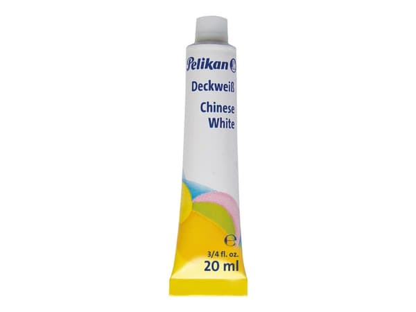 Pelikan 732/7 - Maling - Kinesisk hvitt - opak - 20 ml