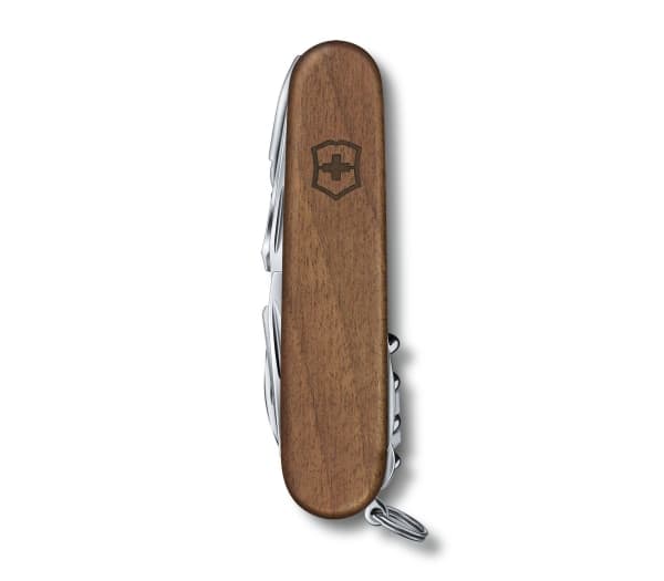 Victorinox 1.6791.63, Fällkniv av slipjoint-modell, Kniv med flera verktyg, Spear point, Rostfritt stål, Valnöt, Brun