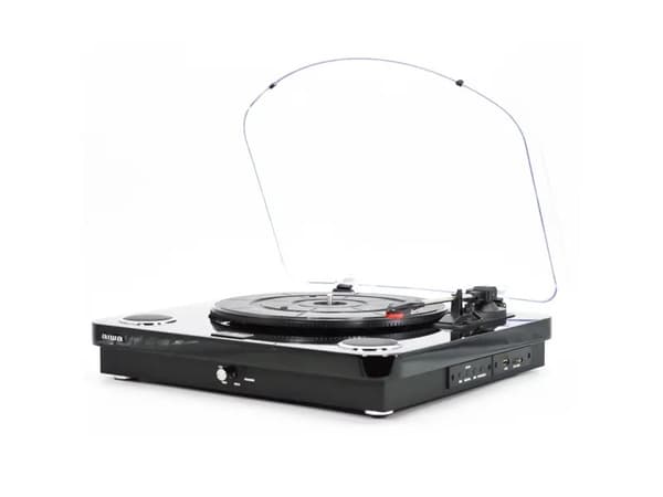 Aiwa GBTUR-120BK, Svart, 33,45,78 RPM, 2.1+EDR, 10 m, 10 W, 100 - 20000 Hz