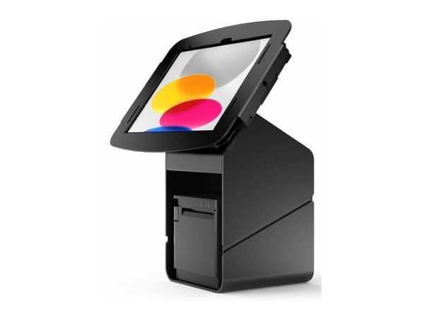 Compulocks iPad 10th-11th (A16) Gen Space Enclosure Tablet Printer Kiosk - Ställ - kioskstil - för skrivare/surfplatta - svart - monteringsgränssnitt