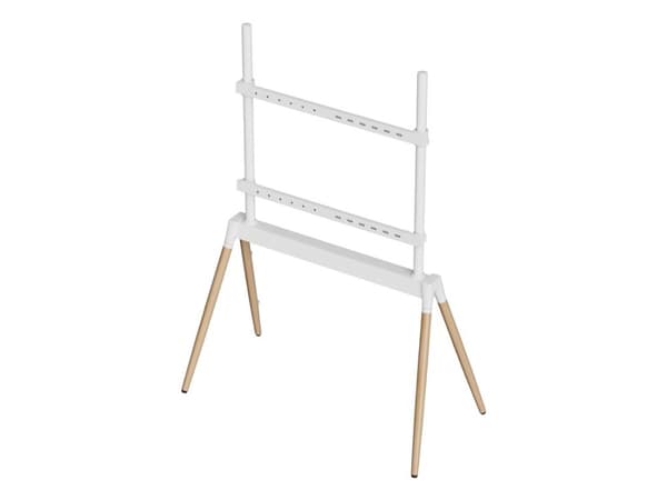 GEMBIRD Gulvstativ for TV 55-86 tommer hvit/tre