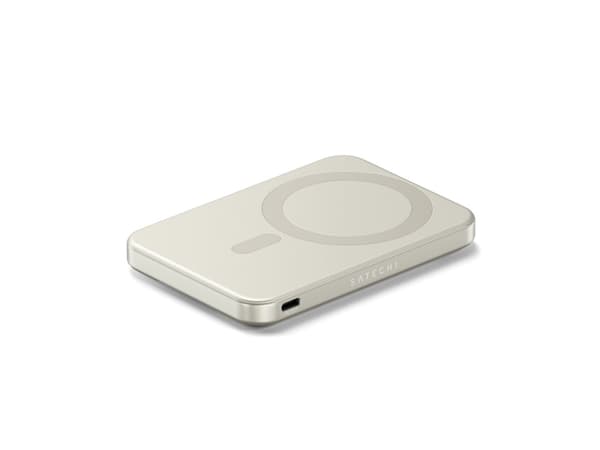 Satechi Qi2 5K Magnetic Power Bank with Stand - Sand