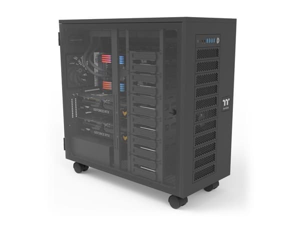 Thermaltake AX700 TG, Tower, PC, Svart, ATX, EATX, micro ATX, Mini-ITX, SSI CEB, SSI EEB, XL-ATX, SPCC, Stål, 19 cm