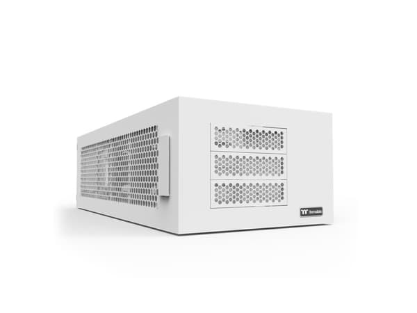 Thermaltake AX100, Ställning, PC, Vit, SPCC, Stål, 22 cm, 120,140 mm