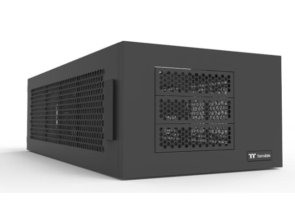 Thermaltake AX100, Ställning, PC, Svart, SPCC, Stål, 22 cm, 120,140 mm Svart