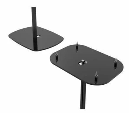 SoundXtra SDXSHWQFS1021, Gulv, Aluminium, Stål, Sort, Frittstående, Samsung HW-Q930/ Q990, 2 stykker