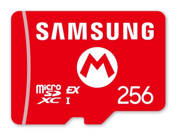 Nintendo Samsung microSD Express Card for Switch 2, 256 GB, MicroSDXC, Red