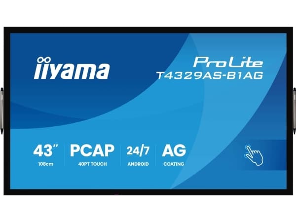 IIYAMA 108cm (42.5") T4329AS-B1AG 16:9 M-Touch 2xHDMI+UBS-C