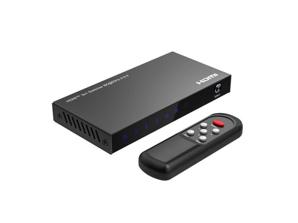 8K@60Hz HDMI Switch 5x1, HDCP 2.3, w/ Remote control