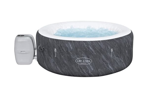 Bestway Lay-Z-Spa 60175, 669 l, 4 personer, Rund, Bubbel-/jetstrålemassage, Grå, Vit, 40 ° C