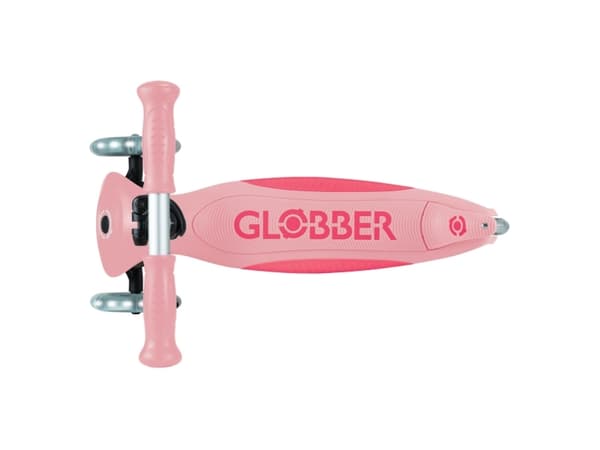Globber Primo Hopfällbar Plus Belysning, Barn, Klassisk sparkcykel, Flicka, Asfalt, 50 kg, 3 hjul