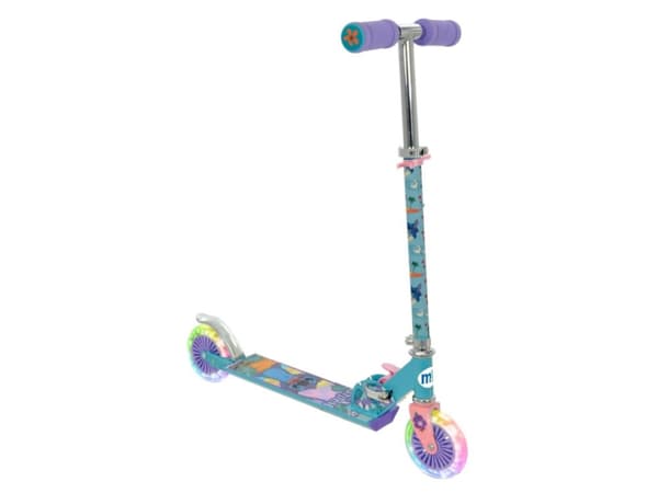 Stitch hopfällbar skoter med självlysande hjul