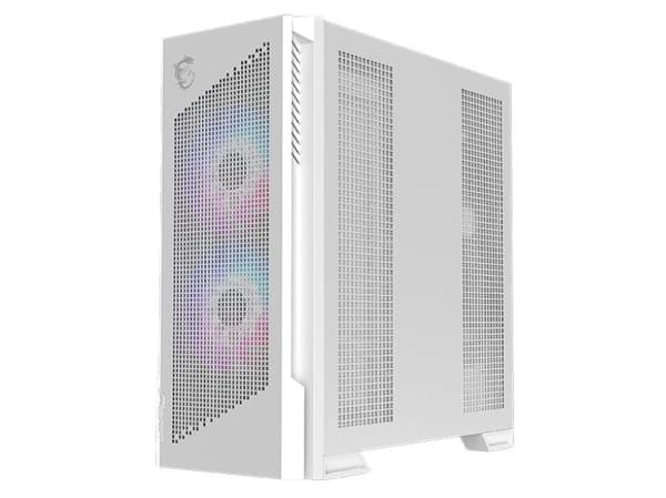 MSI MPG VELOX 300R AIRFLOW PZ, Midi Tower, PC, Hvit, ATX, EATX, Micro ATX, Mini-ITX, Spilling, 16,5 cm