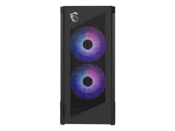 MSI MPG VELOX 300R AIRFLOW PZ, Midi Tower, PC, Svart, ATX, EATX, micro ATX, Mini-ITX, Spela, 16,5 cm