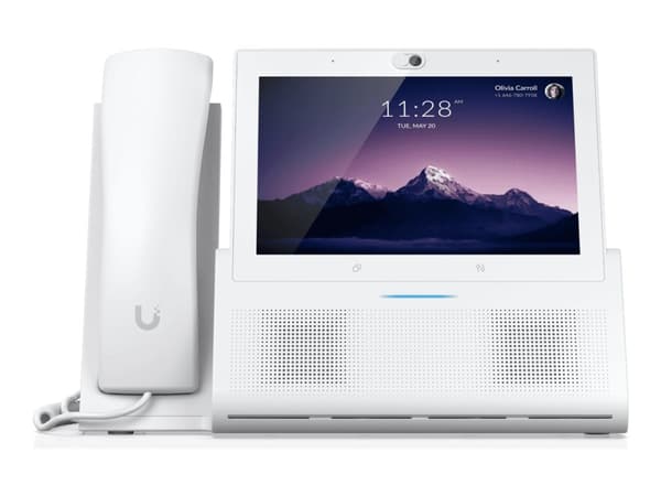 Ubiquiti UniFi Touch Max - VoIP-telefon - IEEE 802.11a/b/g/n/ac (Wi-Fi) - SIP, SDP, RTP, RTCP - multilinje - vit