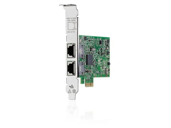 HPE 332T - Nätverksadapter - PCIe 2.0 låg profil - Gigabit Ethernet x 2 - för ProLiant DL360 Gen10, DL388p Gen8