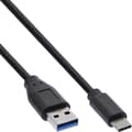 Miniatyrbild 1 av 2: InLine 35716 USB-kablar USB 3.2 Gen 2 (3.1 Gen 2) 0,5 m USB C USB A Svart