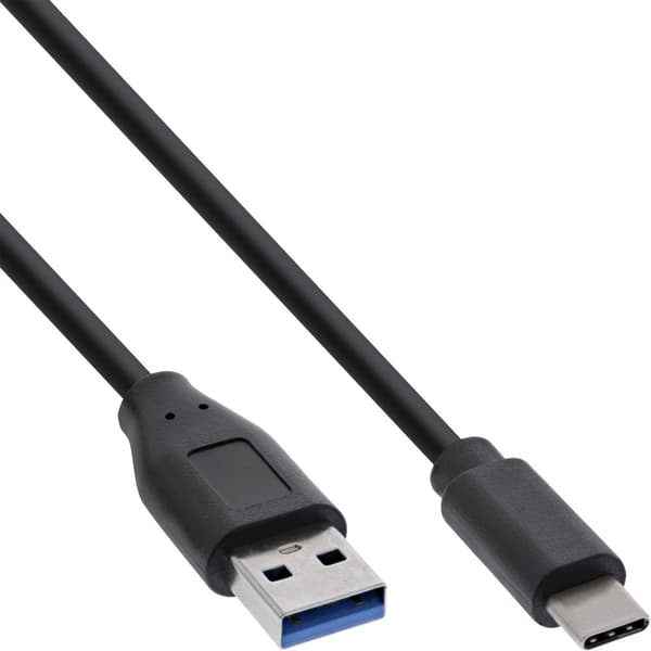 InLine 35716 USB-kablar USB 3.2 Gen 2 (3.1 Gen 2) 0,5 m USB C USB A Svart