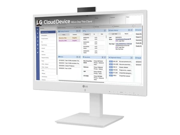 LG 24CR671N-2P, 60,5 cm (23,8"), Full HD, Intel® Pentium®, 8 Gt, 256 Gt, Valkoinen
