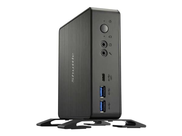 Shuttle NC4010XA nano PC-system NC4010XA, Celeron 7305, 4GB RAM, 128GB M.2SSD, 7x USB 3.2, 1xHDMI,