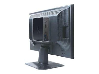 Shuttle NC4010XA nano PC-system NC4010XA, Celeron 7305, 4GB RAM, 128GB M.2SSD, 7x USB 3.2, 1xHDMI, Sort